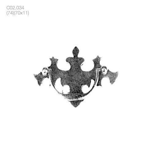 ameublement poignées anglaises (c02.034)) - brass quincaillerie