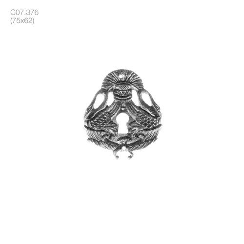 ameublement style empire entrées de clefs (c07.376) - brass quincaillerie