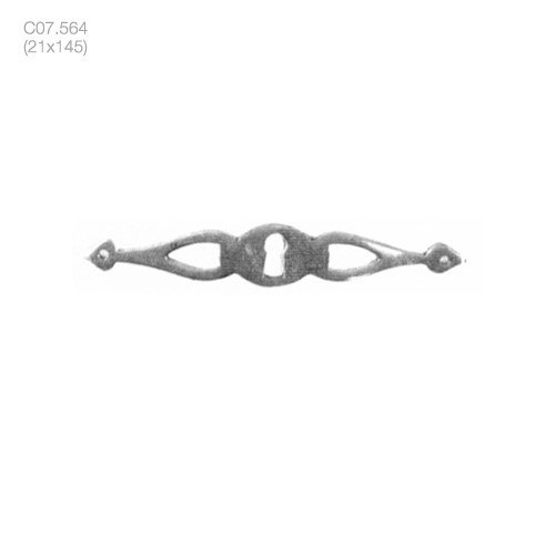 ameublement rustique entrées de clefs rustique (c07.564) - brass quincaillerie