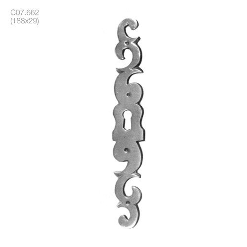 ameublement rustique entrées de clefs rustique (c07.662) - brass quincaillerie