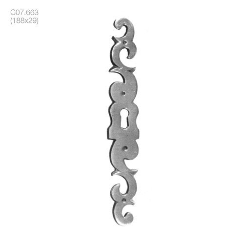 ameublement rustique entrées de clefs rustique (c07.663) - brass quincaillerie