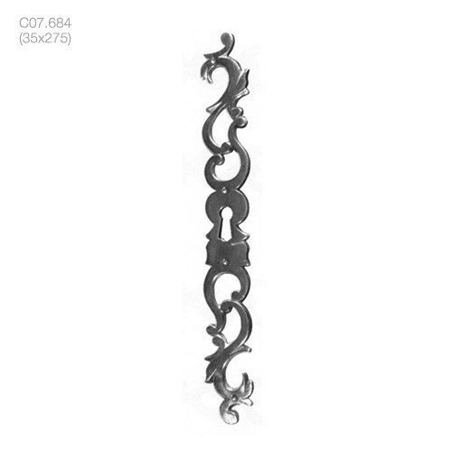 ameublement rustique entrées de clefs rustique (c07.684) - brass quincaillerie