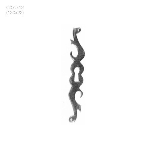 ameublement rustique entrées de clefs rustique (c07.712) - brass quincaillerie