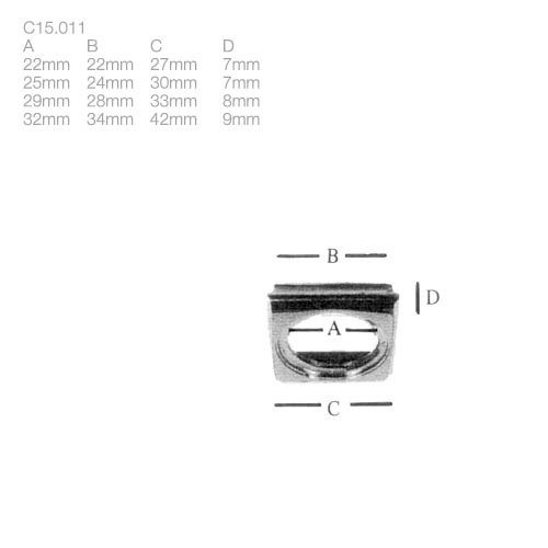 ameublement sabots, bagues et roulettes bagues (c15.011) - brass quincaillerie