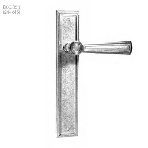 poignées de porte béquilles de portes sur plaque (d06.353) - brass quincaillerie