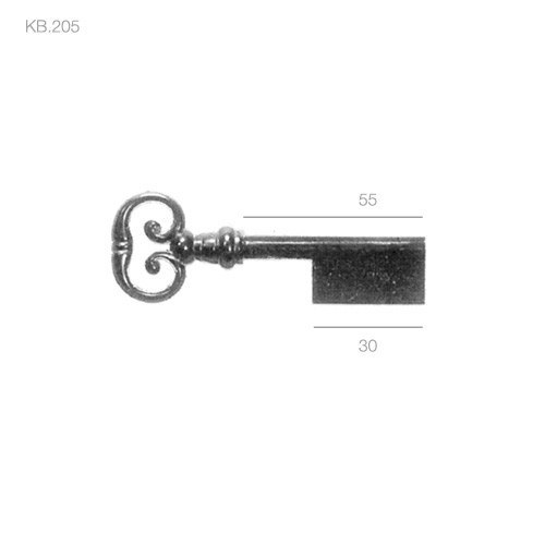 ameublement serrures de meubles, clefs et tête de clefs clefs (kb.205) - brass quincaillerie